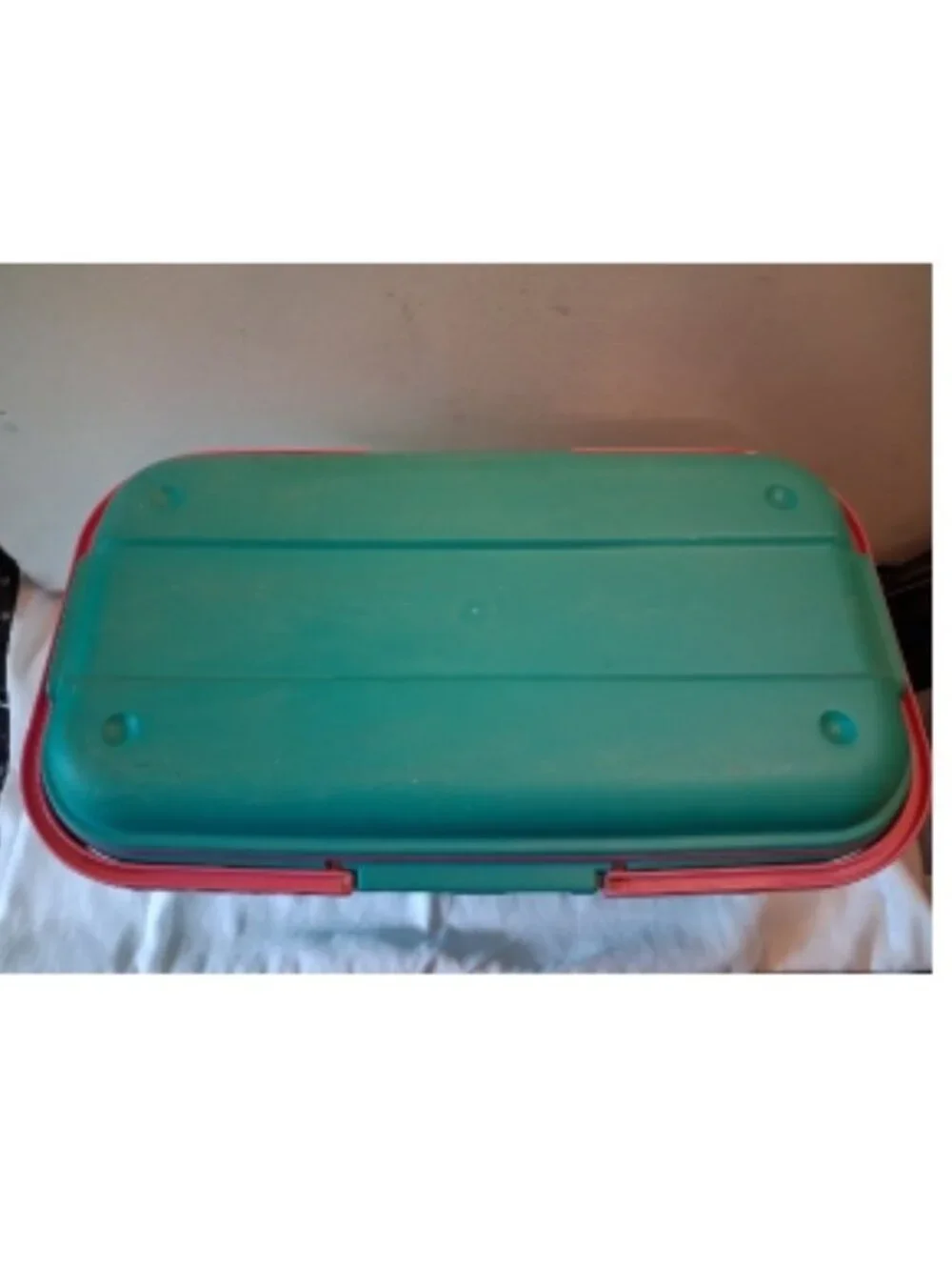 Vintage 1990s Eagle Craftstor Sewing & Craft Storage Organizer Tote.